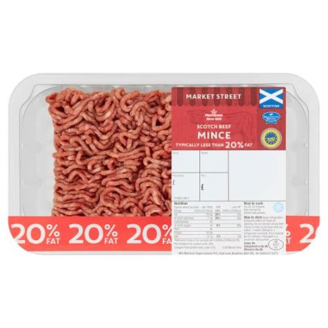 Morrisons Market Street Scotch Beef Mince 500g Really Good Culture