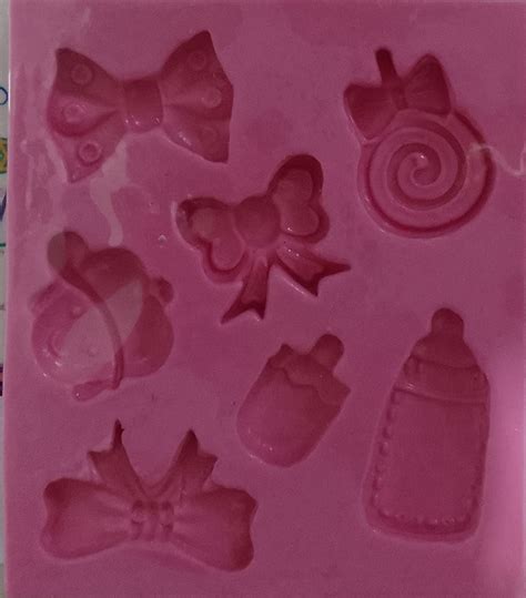 Molde De Silicone P Biscuit Kit Miniaturas Para Bebe Casa Da Madeira