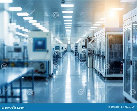 Inside The Semiconductor Lab Stock Illustration Illustration Of