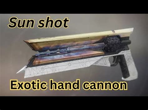 Destiny The Sunshot Hand Cannon Youtube