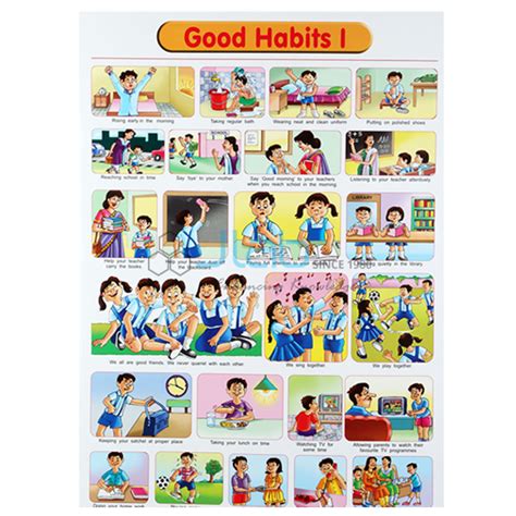 Good Habits Chart India, Good Habits Chart Manufacturer, Good Habits ...