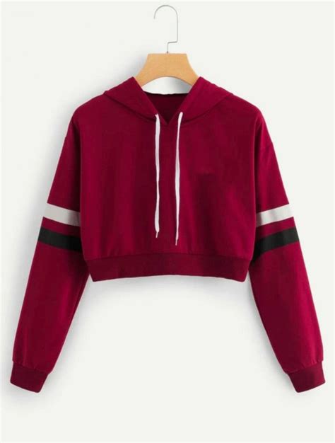 Women Maroon Solid Hoodie Top – Techstenant