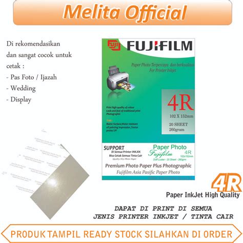 Jual Kertas Foto Fuji Silky Doff R Shopee Indonesia