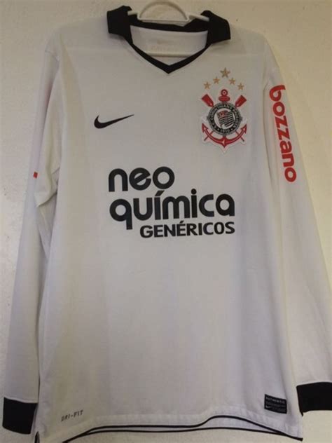 Camisa Corinthians Manga Longa Original Camisa Masculina Nike Usado