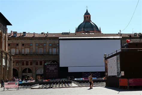 Bologna Italy August Italian Outdoor Cinema Festival Il