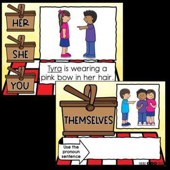 Pronouns Activity Literacy Center Spring Boom Cards Personal Reflexive