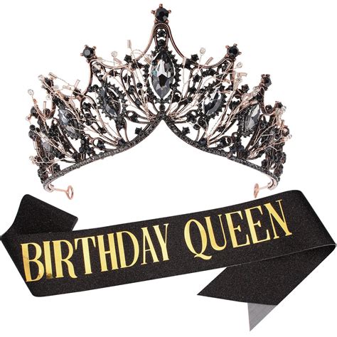 Birthday Tiaras For Women Birthday Queen Crowns For Women Birthday