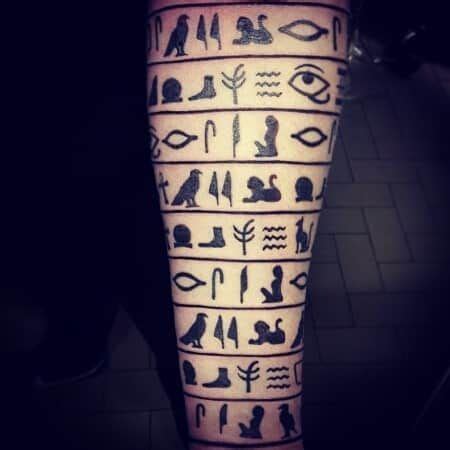 Egyptian Tattoos: 70+ Popular Motifs and Symbols With Meaning ...