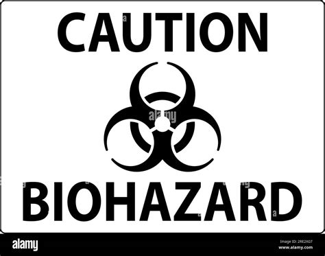 Biohazard Sign, Caution Biohazard Sign Stock Vector Image & Art - Alamy