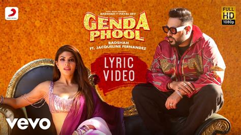 Genda Phool Official Lyric Video Badshah Genda Phool Payal Dev Ft Payal Dev Youtube