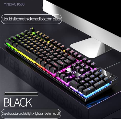 Yindiao K Rgb Gaming Wired Keyboard Lazada