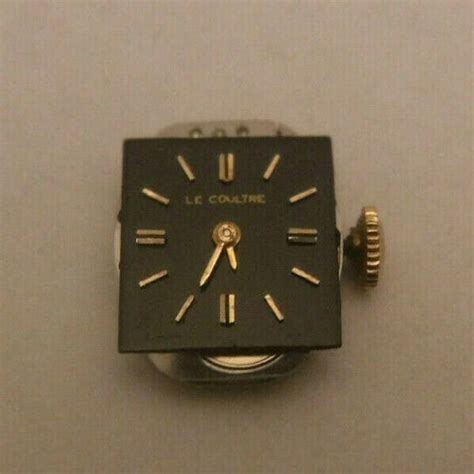 Jaeger Lecoultre K840 Ladies Watch Movement Working Running Black 17