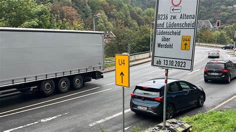 Weitere Vollsperrung Zwischen Altena Und L Denscheid Westfalen Lippe