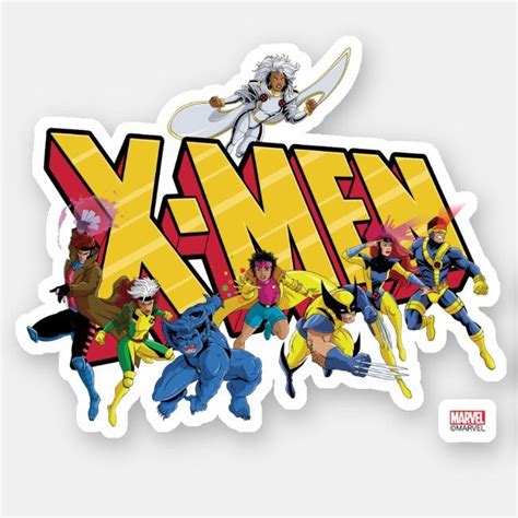 Classic X Men X Men Character Pattern Sticker Ad Affiliate Character Pattern Sticker