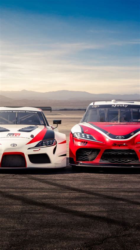 Sports car, Toyota Supra, Toyota Gazoo Racing, 720x1280 wallpaper