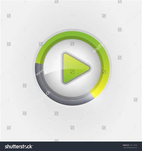 Play Button Stock Vector (Royalty Free) 137111078 | Shutterstock