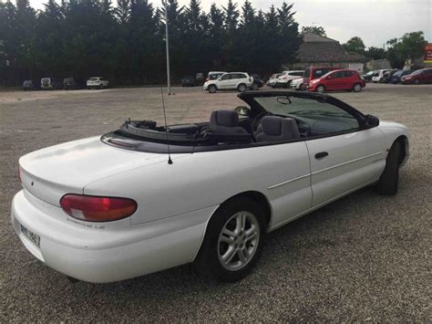 Troc Echange Chrysler Stratus Cabriolet L V Cv Sur France Troc