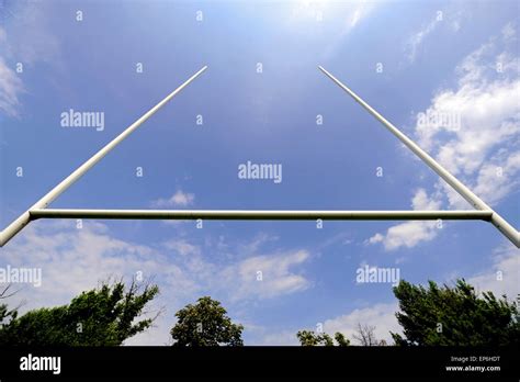 Goal Posts And Stadium Hi Res Stock Photography And Images Alamy