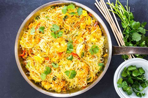 Singapore Noodles With Shrimp Recipe