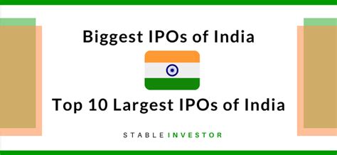 Biggest Ipos In India Ever Top Largest Ipos Updated