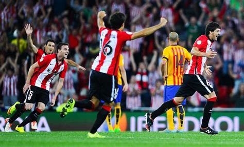 Spanish Super Cup St Leg Bilbao Beat Barcelona