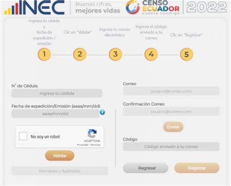 Cómo llenar el censo en línea censoecuador gob ec INEC 2025