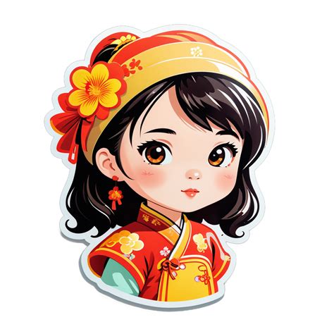 I Made An Ai Sticker Of Chinese Girl