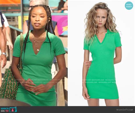 Wornontv Nicoles Green Polo Dress On The Summer I Turned Pretty