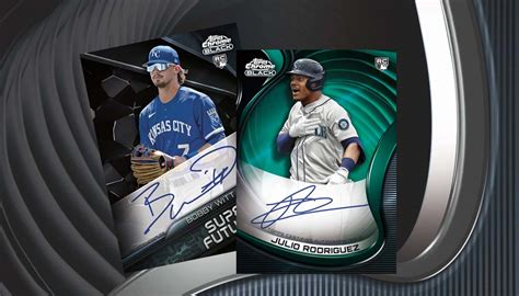 Topps Chrome Black Baseball Checklist Team Sets Box Info