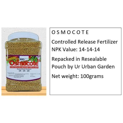 Osmocote Complete Slow Release Fertilizer Npk 14 14 14 By Ur Urban