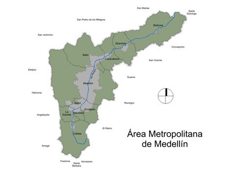 Medellin Clima locación y limites del municipio de Medellin