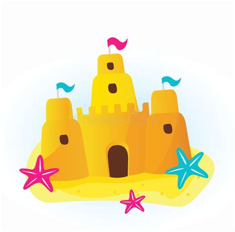 Icono Castillo De Arena De La Playa Ilustraci N Del Vector