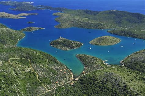 Parc Naturel Telašćica Paradis De Mer Lac îles Falaises Cro