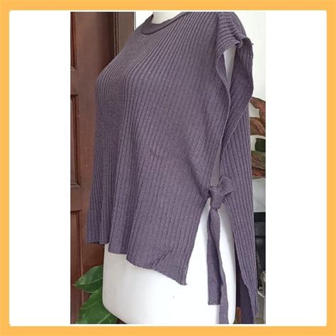 Jual ROMPI RAJUT TALI OUTER KNITED WEAR ILLO VEST KNIT ROMPI