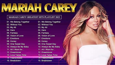 Mariah Carey Hits Songs Top Songs Of Mariah Carey Mariah Carey