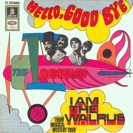 The Beatles Hello Goodbye I Am The Walrus 1967 A2D Airplane