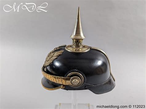 Prussian Reserve Pioneer Battalion Officers Pickelhaube Michael D