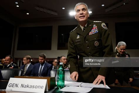 Gen Paul Nakasone Commander Of Us Cyber Command And Director Of