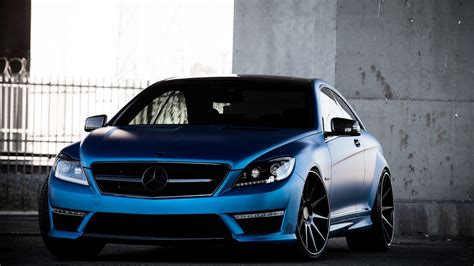 Blue Mercedes-Benz coupe, car, Mercedes-Benz CLS 63 AMG HD wallpaper ...