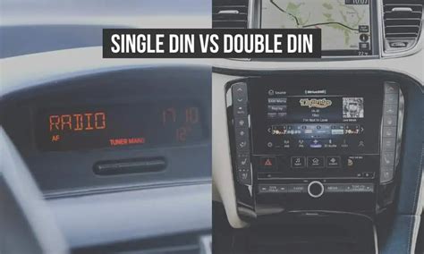 Single Din Vs Double Din