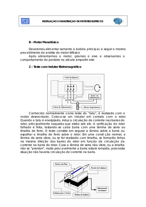 Apostila De Instalação E Manutenção De Motores Elétricos Weg