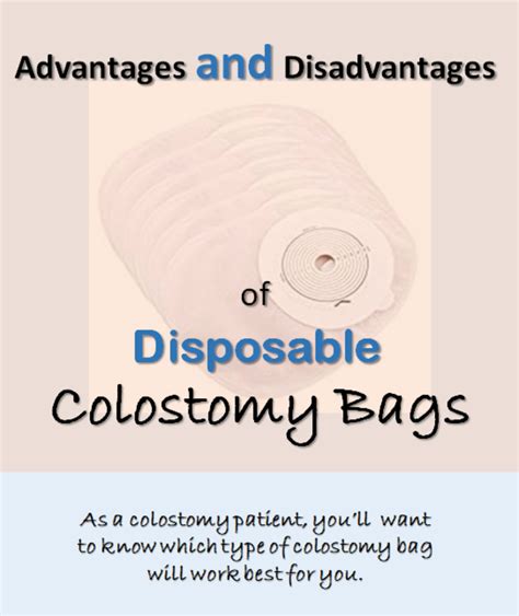 Advantages And Disadvantages Of Disposable Colostomy Bags Patients