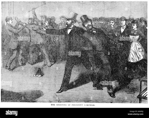 July 2 1881 Shooting Of President James Abram Garfield By Assassin