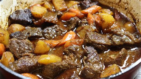 The Best Beef Stew Recipe No Tomatoes Added Beef Stew Served With