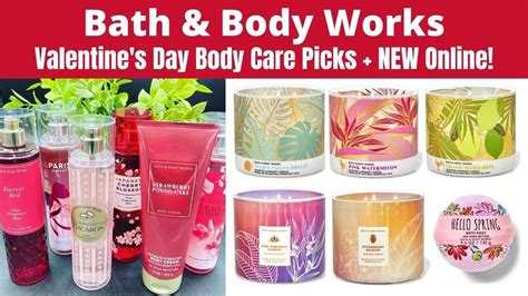 Bath And Body Works Valentines Day Body Care Picks New Online Youtube