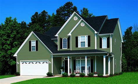 31 Green Vinyl Siding House Ideas