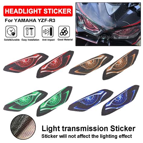 YAMAHA YZF R3 Far Kartmalar YZF R3 Stickers 2020 2019 2018 Motosiklet