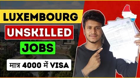 Luxembourg Free Work Permit Visa In Days Europe Job Luxembourg