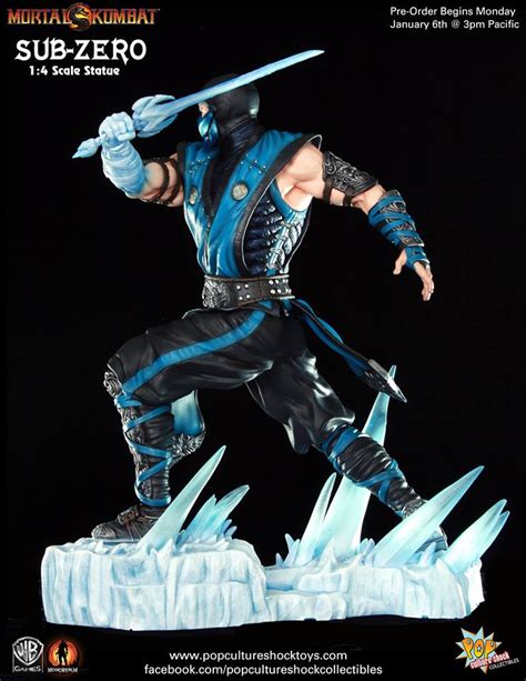 Mortal Kombat Sub Zero Statue By Pop Culture Shock The Toyark News