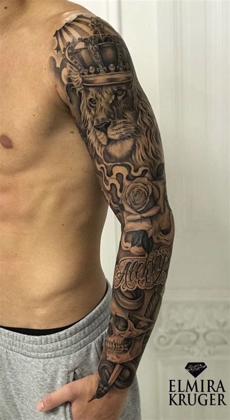 Lion Forearm Tattoos Outer Forearm Tattoo Lion Head Tattoos Cool Arm